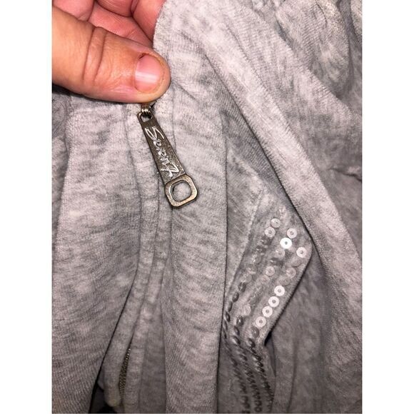 Seven 7 Velour full zip up jacket size medium - Picture 7 of 8